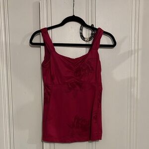 Lululemon Chic Red Camisole Top with Bra